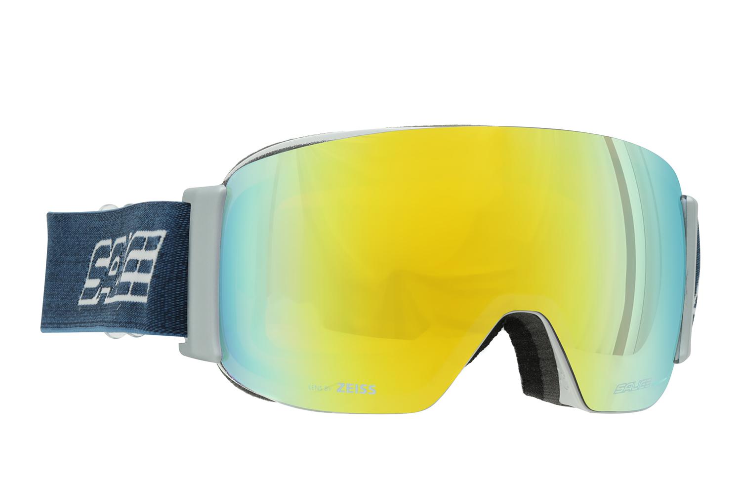 Очки Горнолыжные Salice 104Darwf White-Blue/Rw Yellow S3