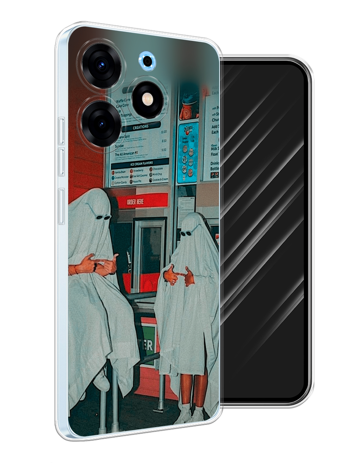 

Чехол Awog на Tecno Spark 10 Pro "Chillin Killin", Красный, 303750-9