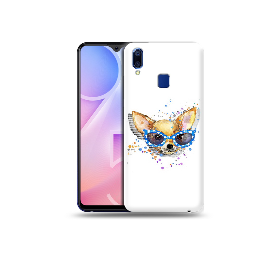 

Чехол MyPads Tocco для Vivo Y95 чихуа-хуа в очках (PT122996.436.691), Прозрачный, Tocco