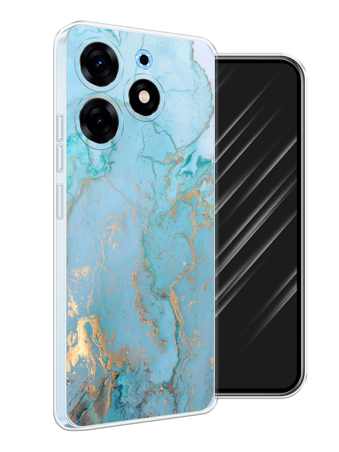 

Чехол Awog на Tecno Spark 10 Pro "Голубой мрамор рисунок", 303750-3
