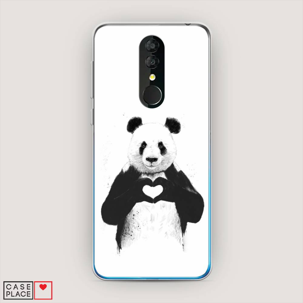 

Чехол Awog на Alcatel 3 5053Y (2019) / Алкатель 3 5053Y (2019) "Панда love", Разноцветный, 170550-10