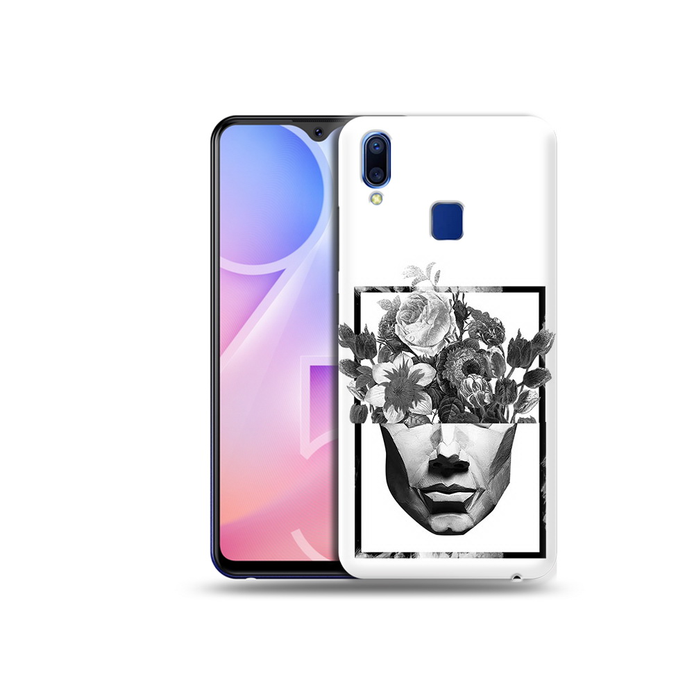 

Чехол MyPads Tocco для Vivo Y95 черно белая ваза в абстракции (PT122996.436.678), Прозрачный, Tocco