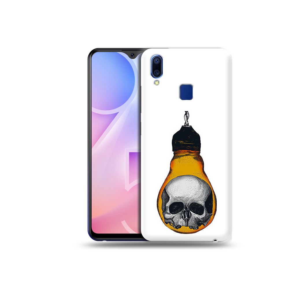 Чехол MyPads Tocco для Vivo Y95 череп в лампочке (PT122996.436.676)