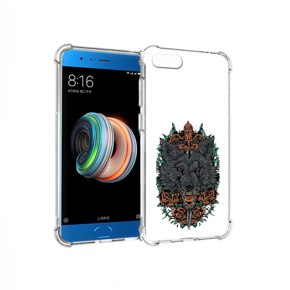 

Чехол MyPads Tocco для Xiaomi Mi Note 3 красивый злой волк (PT99401.307.409), Прозрачный, Tocco