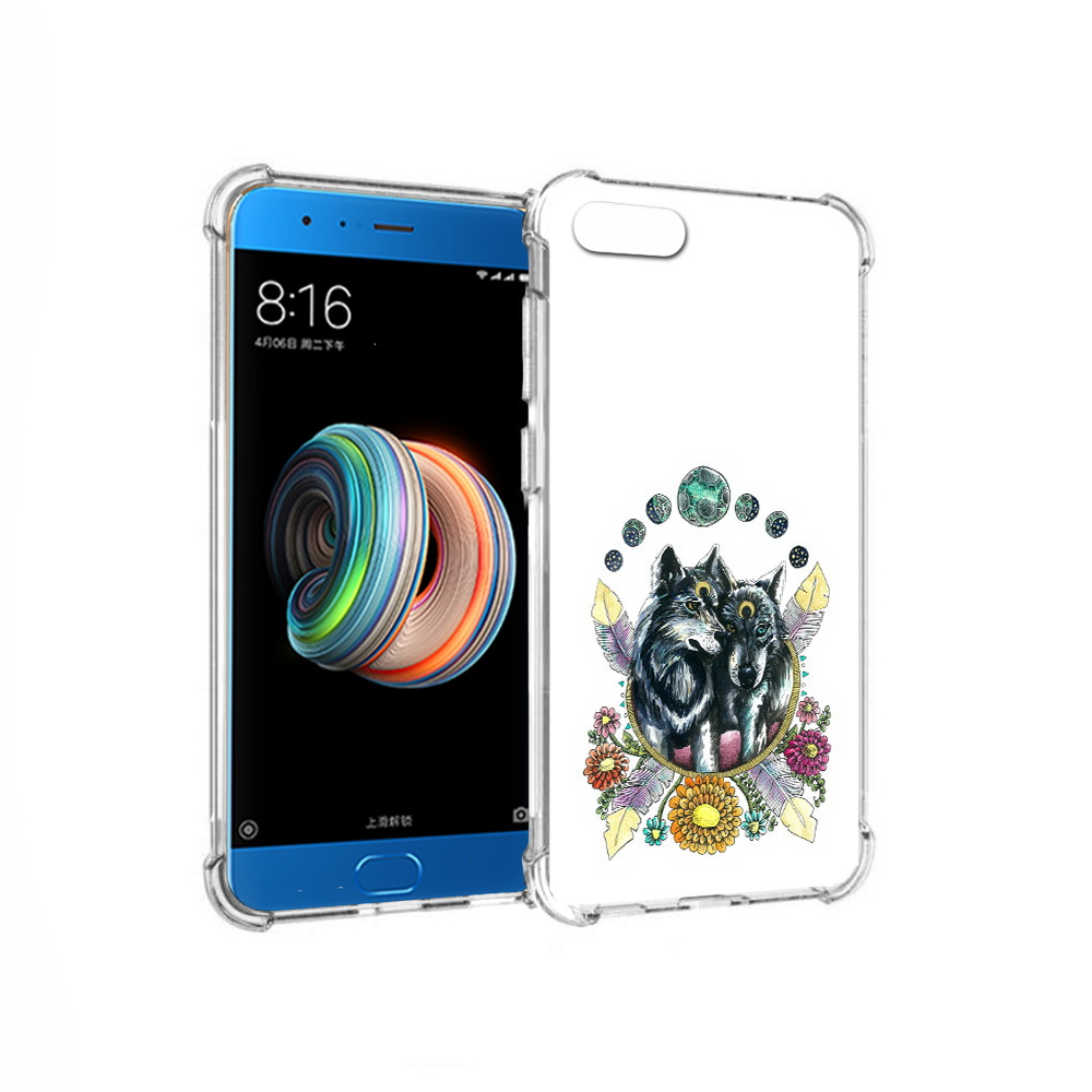 

Чехол MyPads Tocco для Xiaomi Mi Note 3 красивые волки абстракция (PT99401.307.408), Прозрачный, Tocco