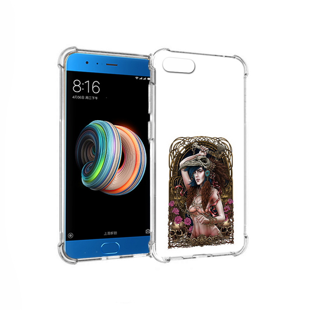 

Чехол MyPads Tocco для Xiaomi Mi Note 3 красивая девушка рисунок (PT99401.307.407), Прозрачный, Tocco