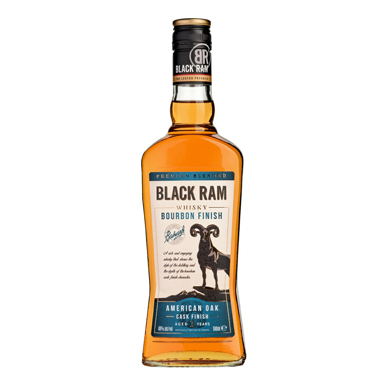 

Виски Black Ram 3 года 40% 0,5 л Болгария