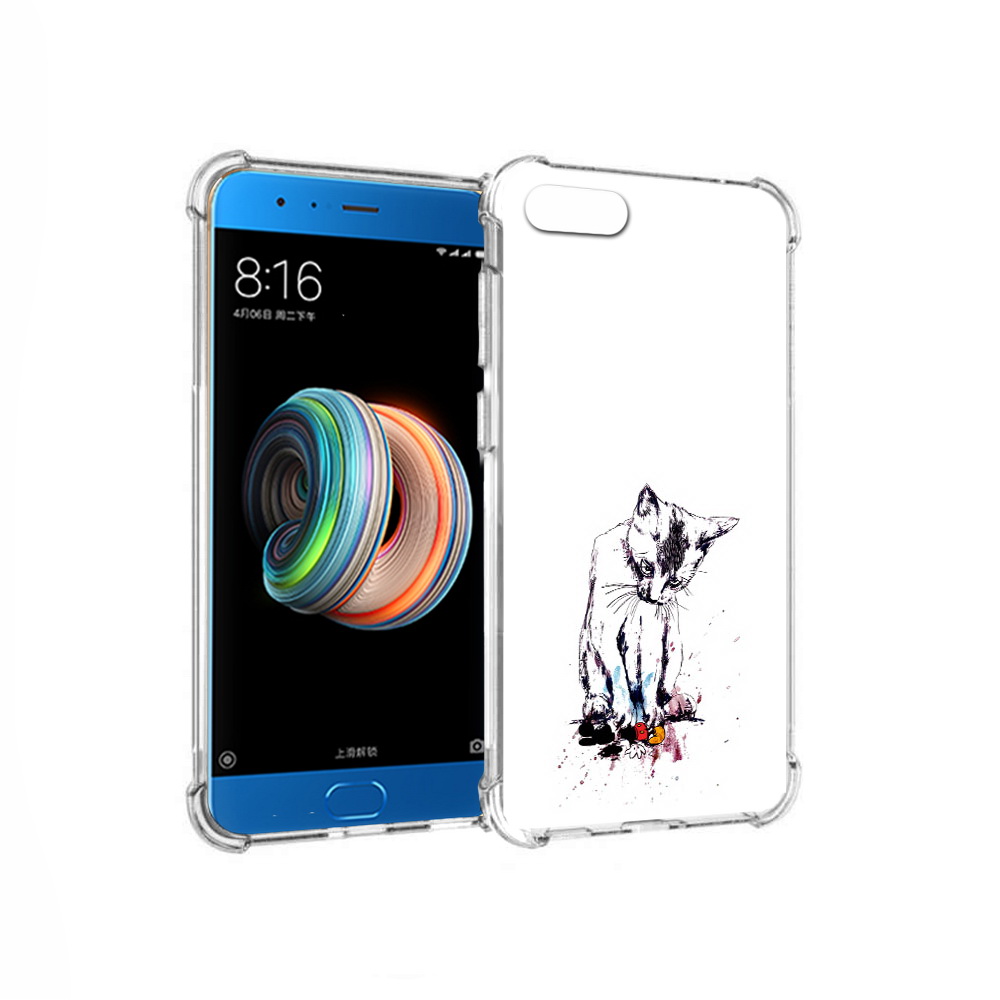 

Чехол MyPads Tocco для Xiaomi Mi Note 3 кот и микки (PT99401.307.399), Прозрачный, Tocco