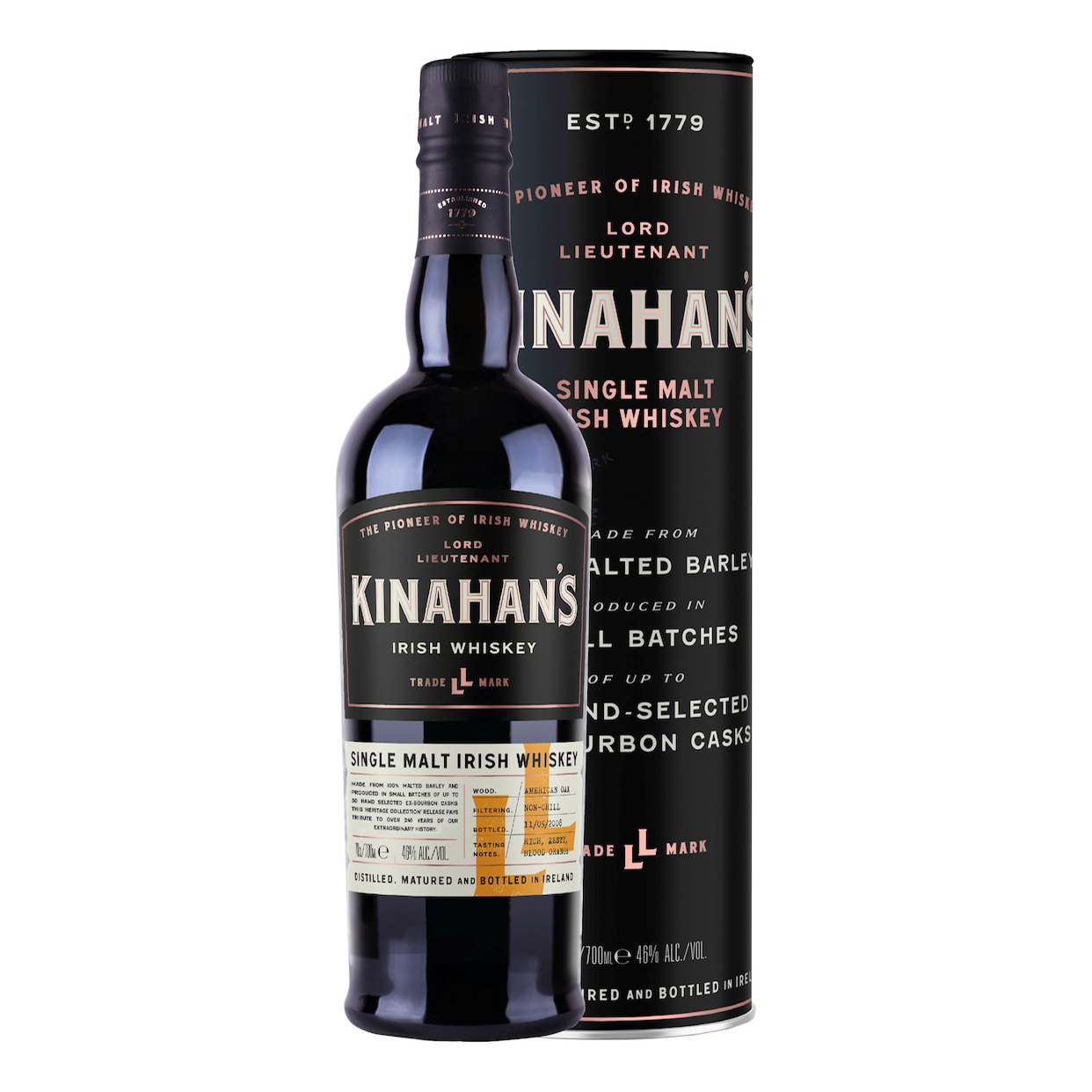 Irish single malt. Kinahans Irish Whiskey 0.7. Виски Кинаханс ЛЛ 0.7Л. Ирландский виски Kinahan's.