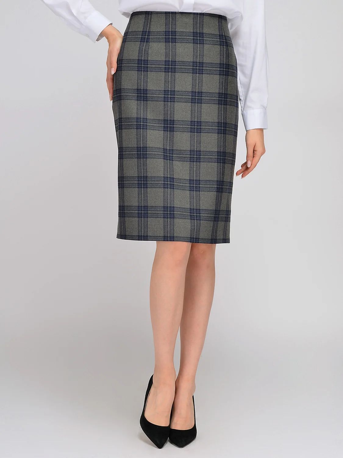 

Юбка женская Viserdi 9308 серая 48 RU, Серый, 9308