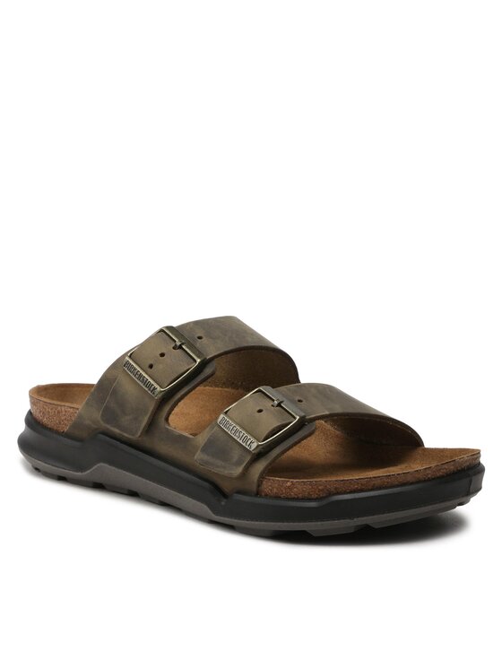 

Шлепанцы Arizona 1018463 Birkenstock хаки 43 EU, Arizona 1018463