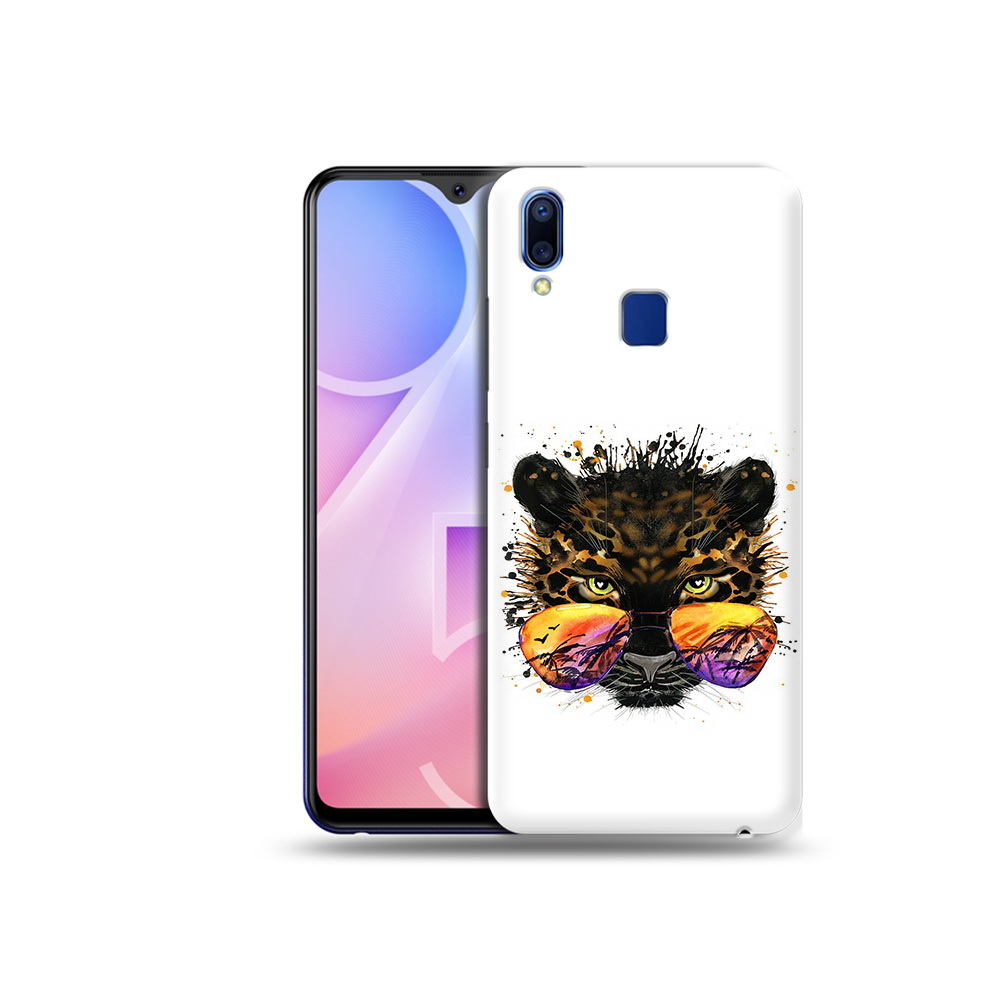 

Чехол MyPads Tocco для Vivo Y95 тропический леопард (PT122996.436.649), Прозрачный, Tocco