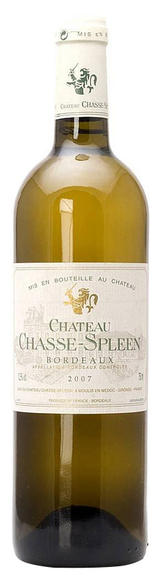 

Вино Blanc de Chasse-Spleen Bordeaux AOC Chateau Chasse-Spleen