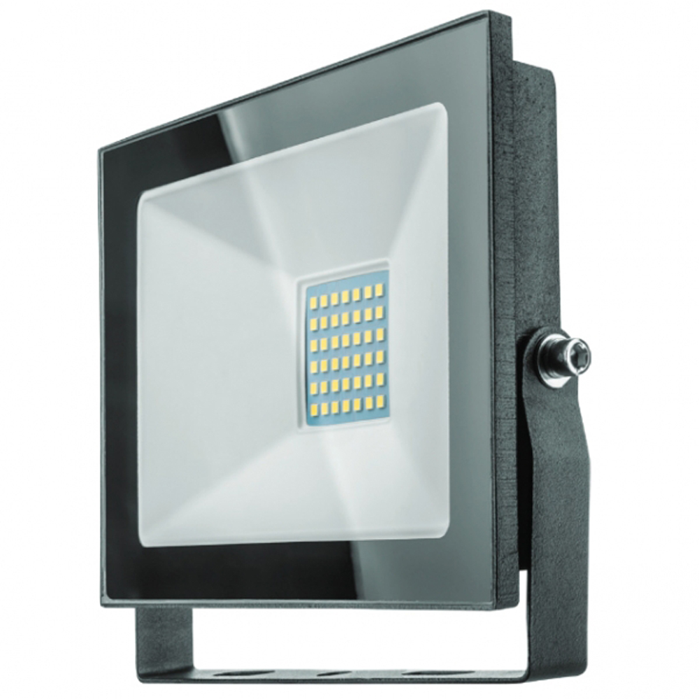 Прожектор светодиодный LED с датчиком движения Онлайт OFL, 50 Вт, 4000 K, IP65, черный
