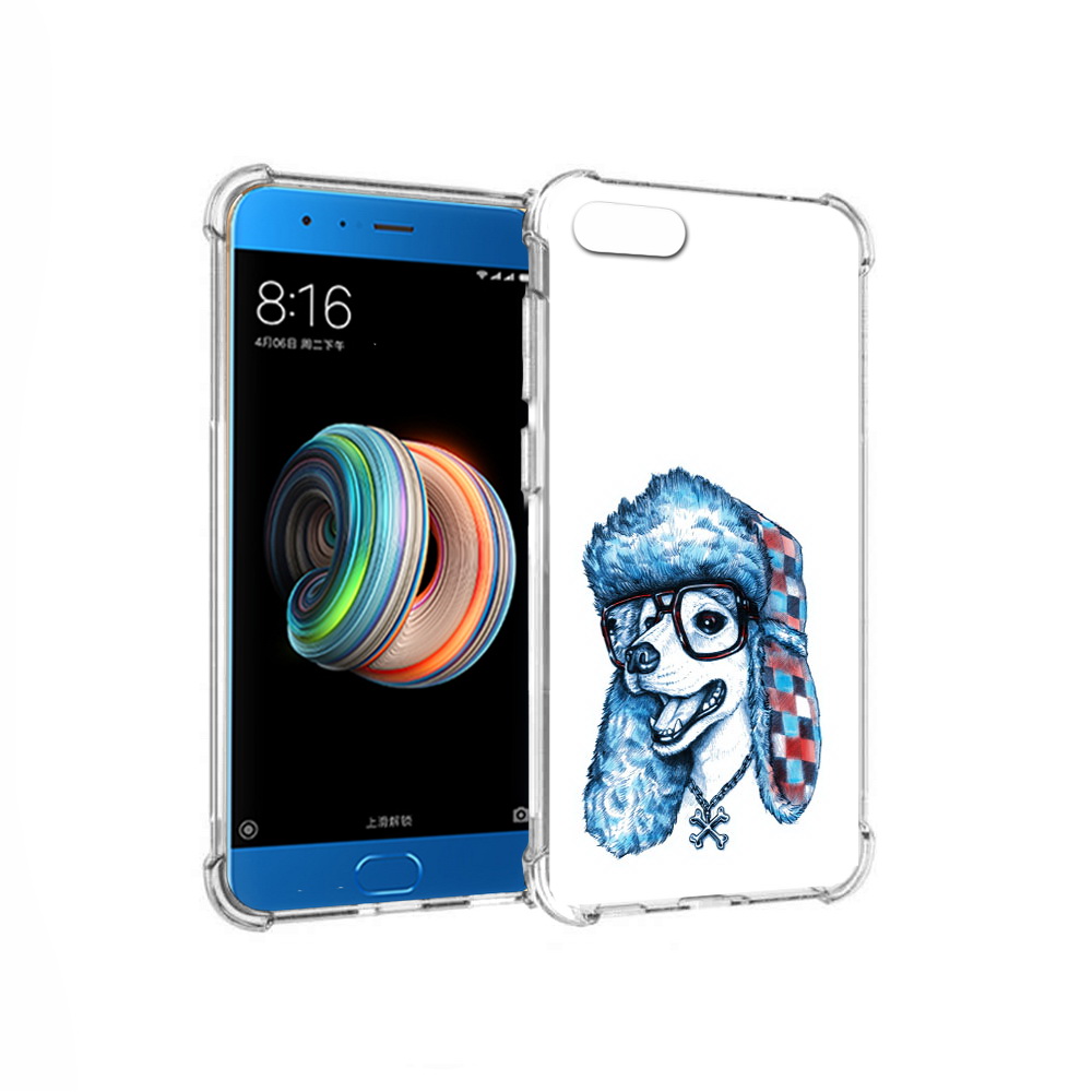 

Чехол MyPads Tocco для Xiaomi Mi Note 3 зимний пес (PT99401.307.362), Прозрачный, Tocco