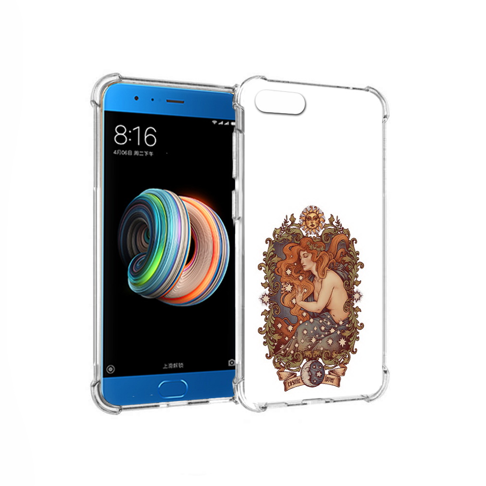 

Чехол MyPads Tocco для Xiaomi Mi Note 3 звездная девушка абстракция (PT99401.307.351), Прозрачный, Tocco