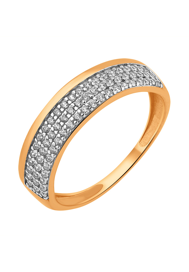 

Кольцо из желтого золота с фианитом р.  Kari Jewelry 11-1940-11-01, 11-1940-11-01