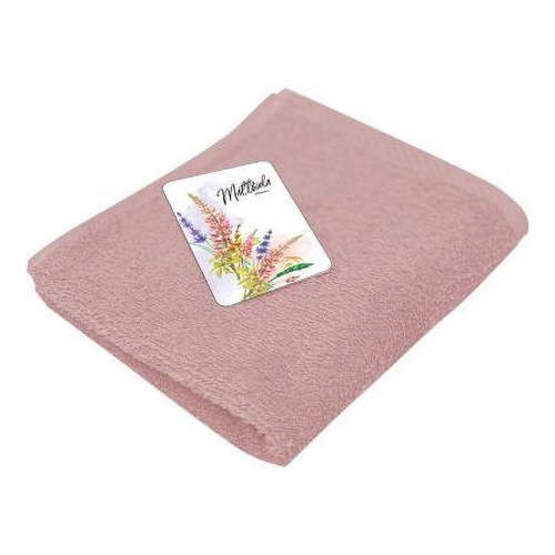 фото Полотенце дм текстиль люпины 30x60 см махровое розовое