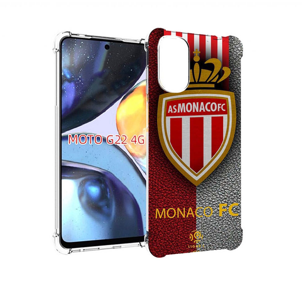 

Чехол MyPads фк монако для Motorola Moto G22 4G, Прозрачный, Tocco