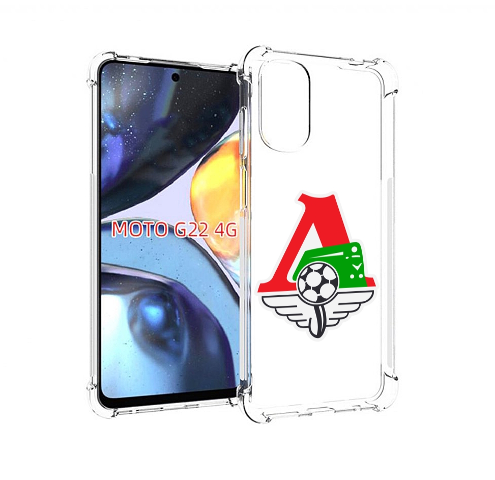 

Чехол MyPads фк локомотив москва мужской для Motorola Moto G22 4G, Прозрачный, Tocco
