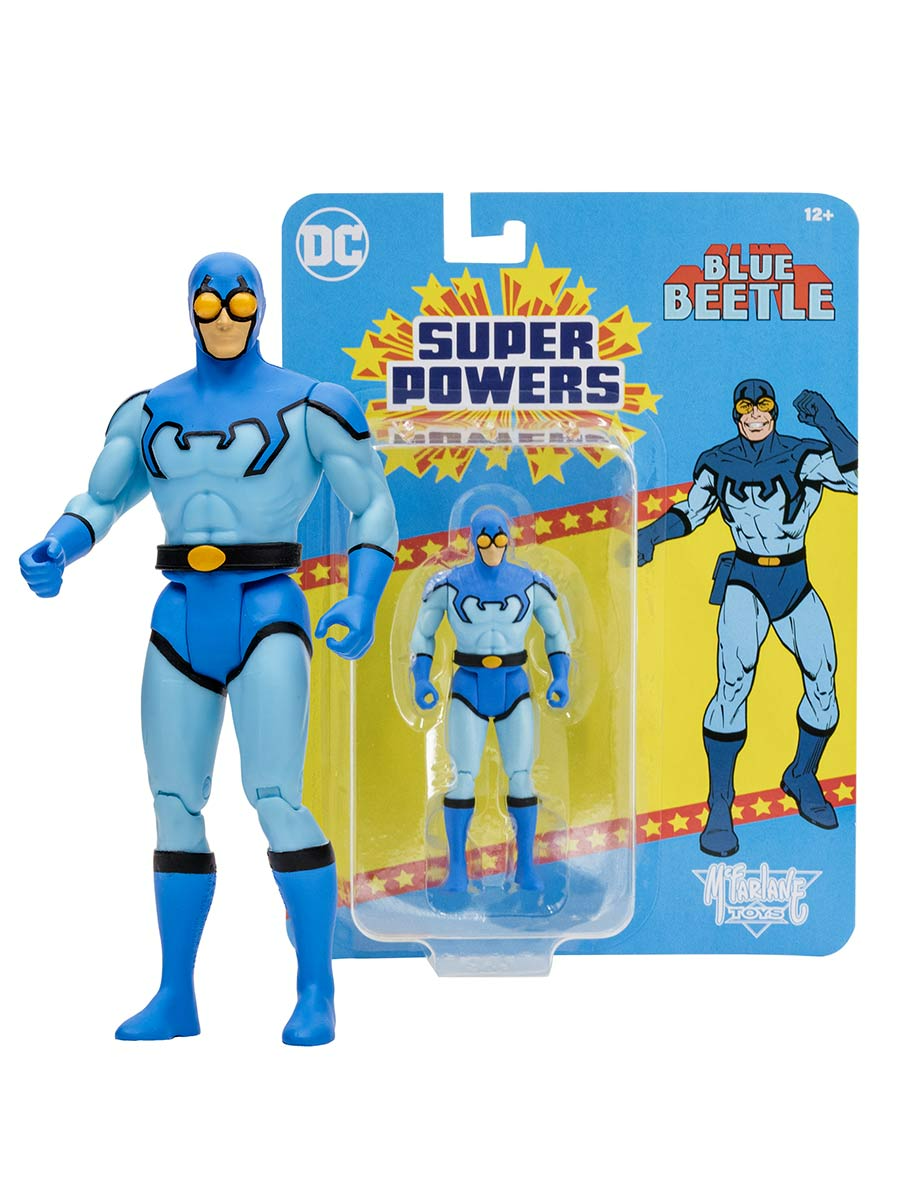 Фигурка DC Direct Blue Beetle Синий Жук (Justice League) 12см MF15798