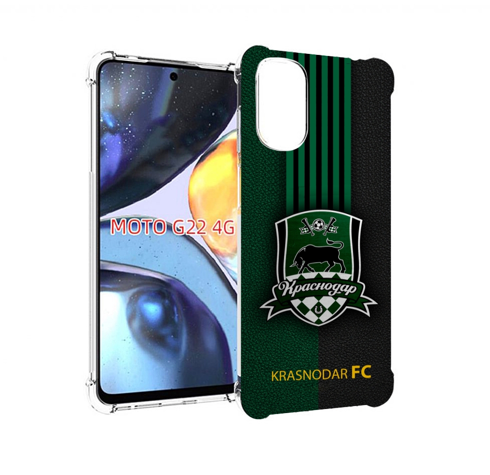 

Чехол MyPads фк краснодар мужской для Motorola Moto G22 4G, Прозрачный, Tocco