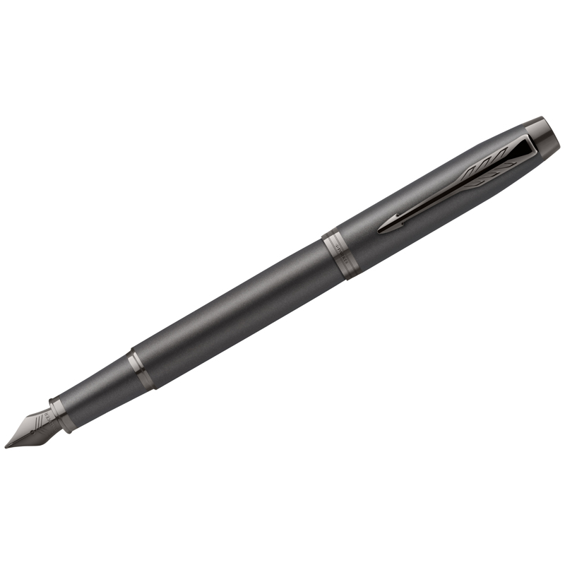 Ручка перьевая Parker IM Professionals Monochrome Titanium синяя 08мм подарочная упаковка