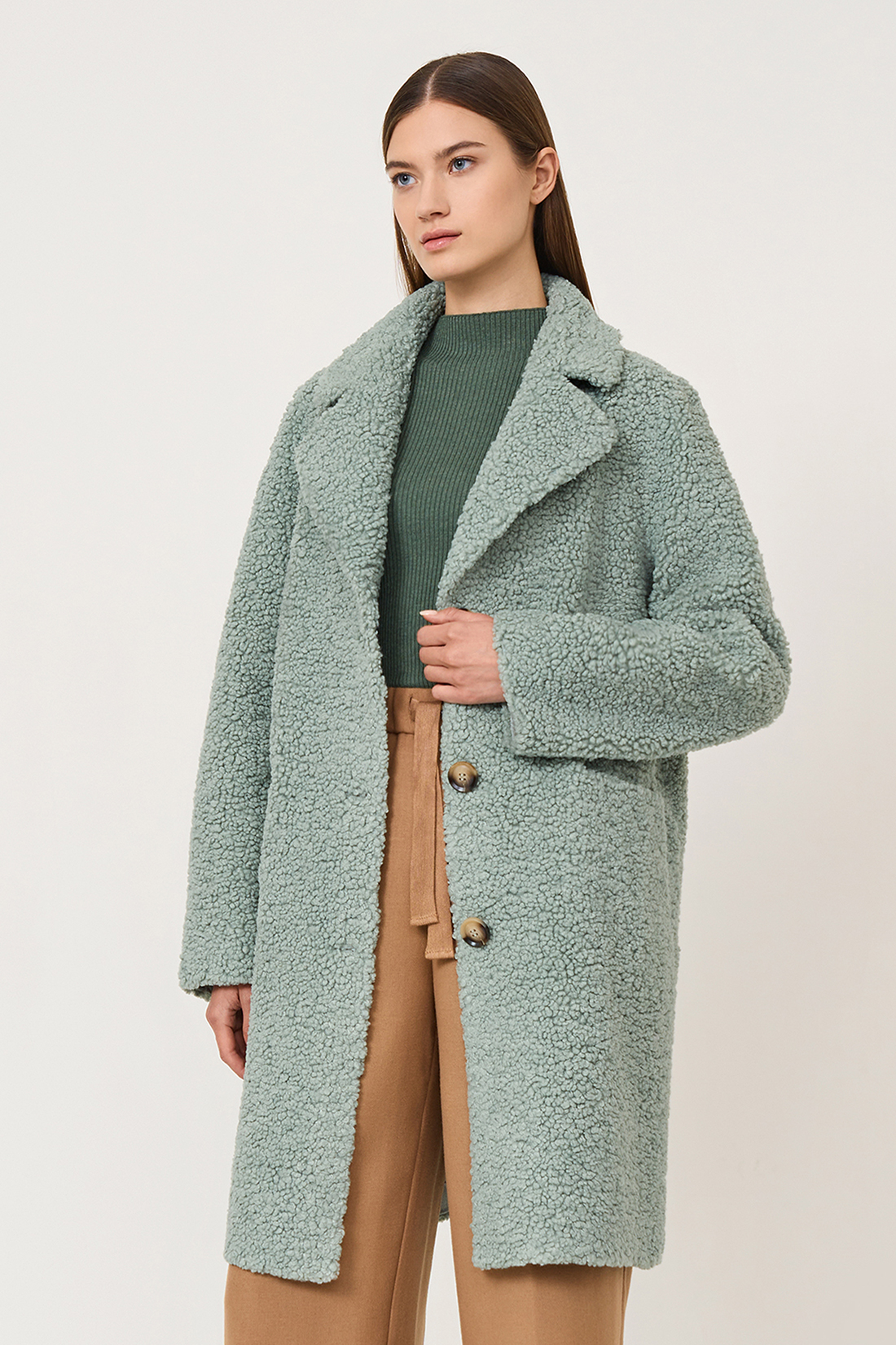 

Шуба женская desam D0623512 зеленая XXL, Зеленый, D0623512