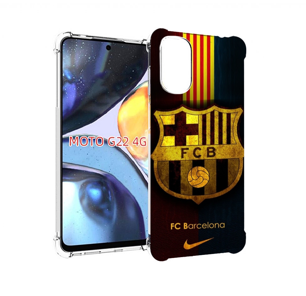 

Чехол MyPads фк барселона мужской для Motorola Moto G22 4G, Прозрачный, Tocco