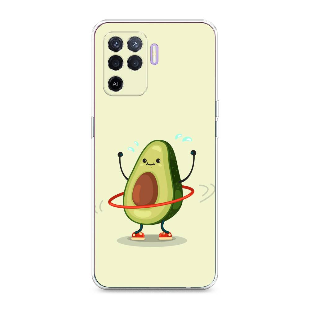 

Чехол Awog на Oppo Reno 5 Lite "Авокадо с обручем", Разноцветный, 255150-10