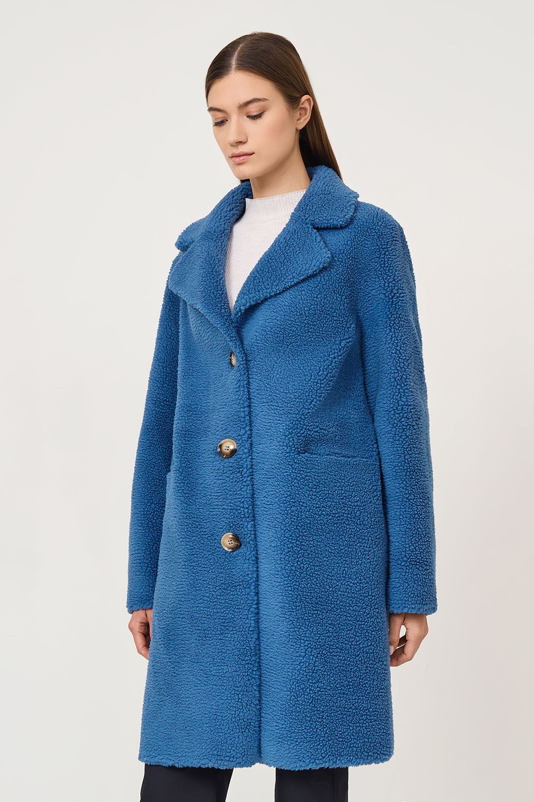 

Шуба женская desam D0623512 синяя XXL, Синий, D0623512