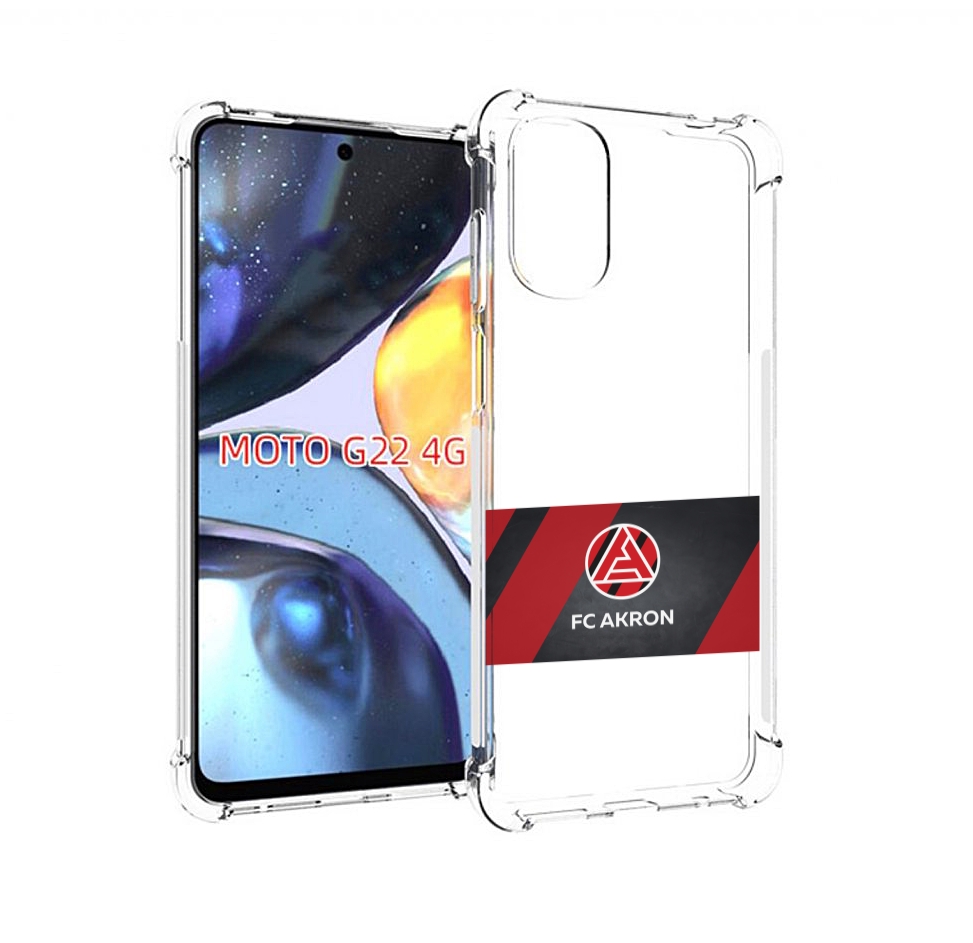 

Чехол MyPads фк акрон тольятти мужской для Motorola Moto G22 4G, Прозрачный, Tocco