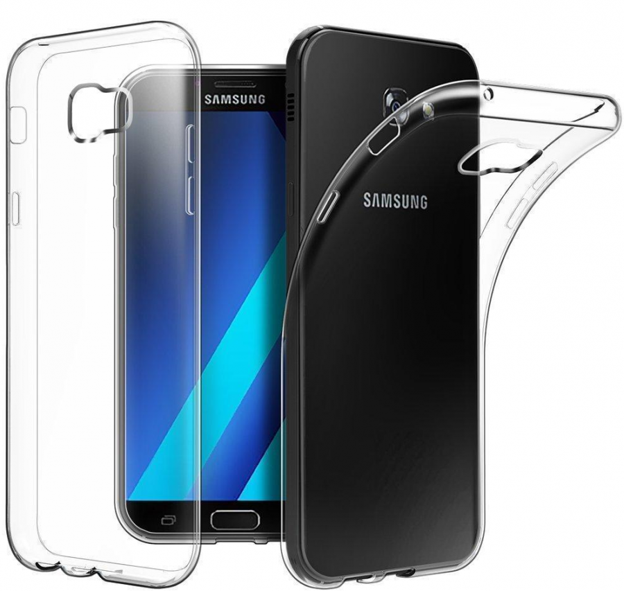 

Чехол-накладка j-case 0.5mm THIN для Samsung Galaxy A3 (2017) SM-A320 силикон (прозрачный)