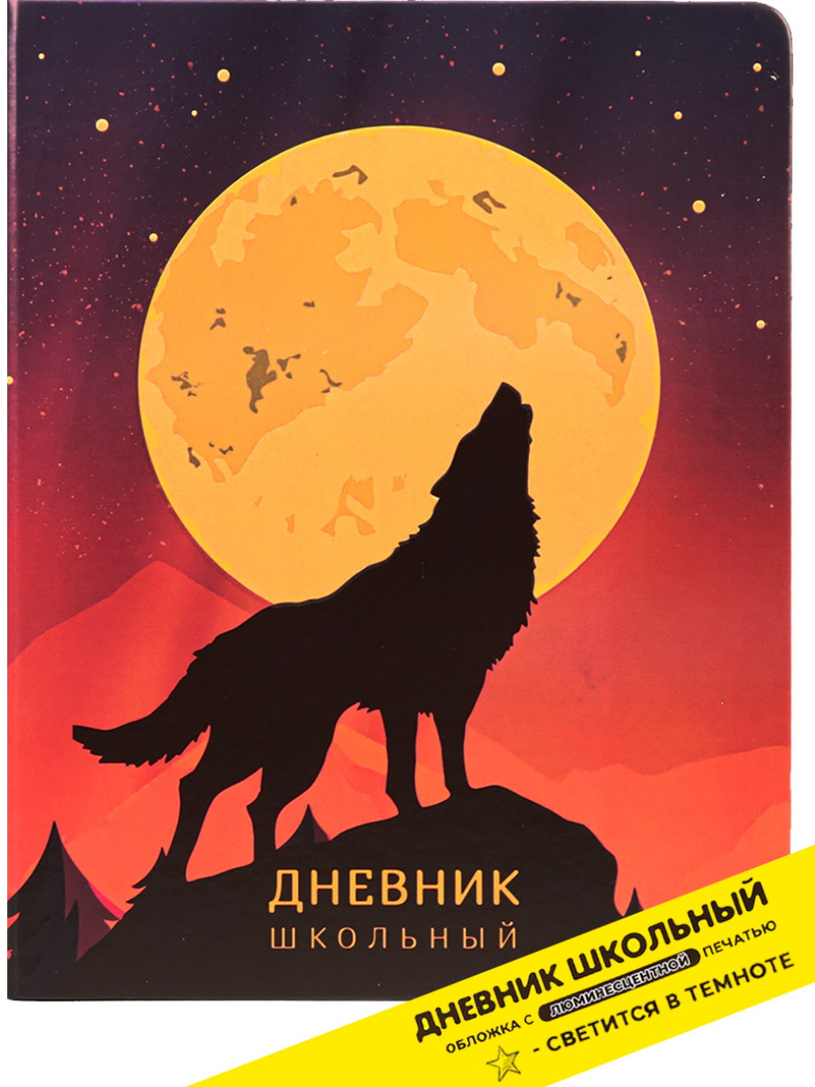 

Дневник ProfPress полнолуние, матовый кожзам с люминесцентной печатью, 48 л, Д48-5039