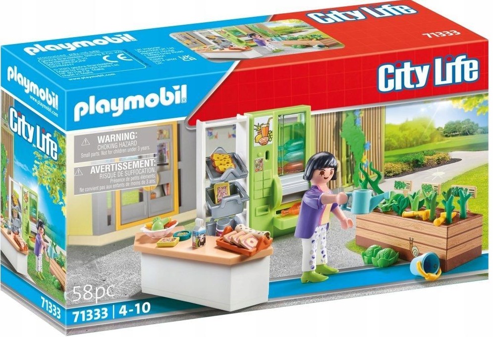 

Игровой набор Playmobil City Life Школьный магазин 71333 58 элементов, City Life