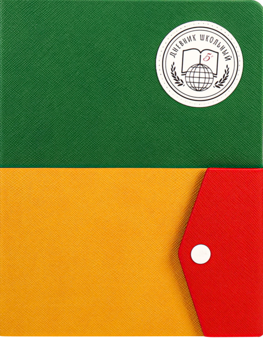 

Дневник ProfPress simple colors-2, клапан, нашивка,комбинированный кожзам, 48 л, Д48-5031