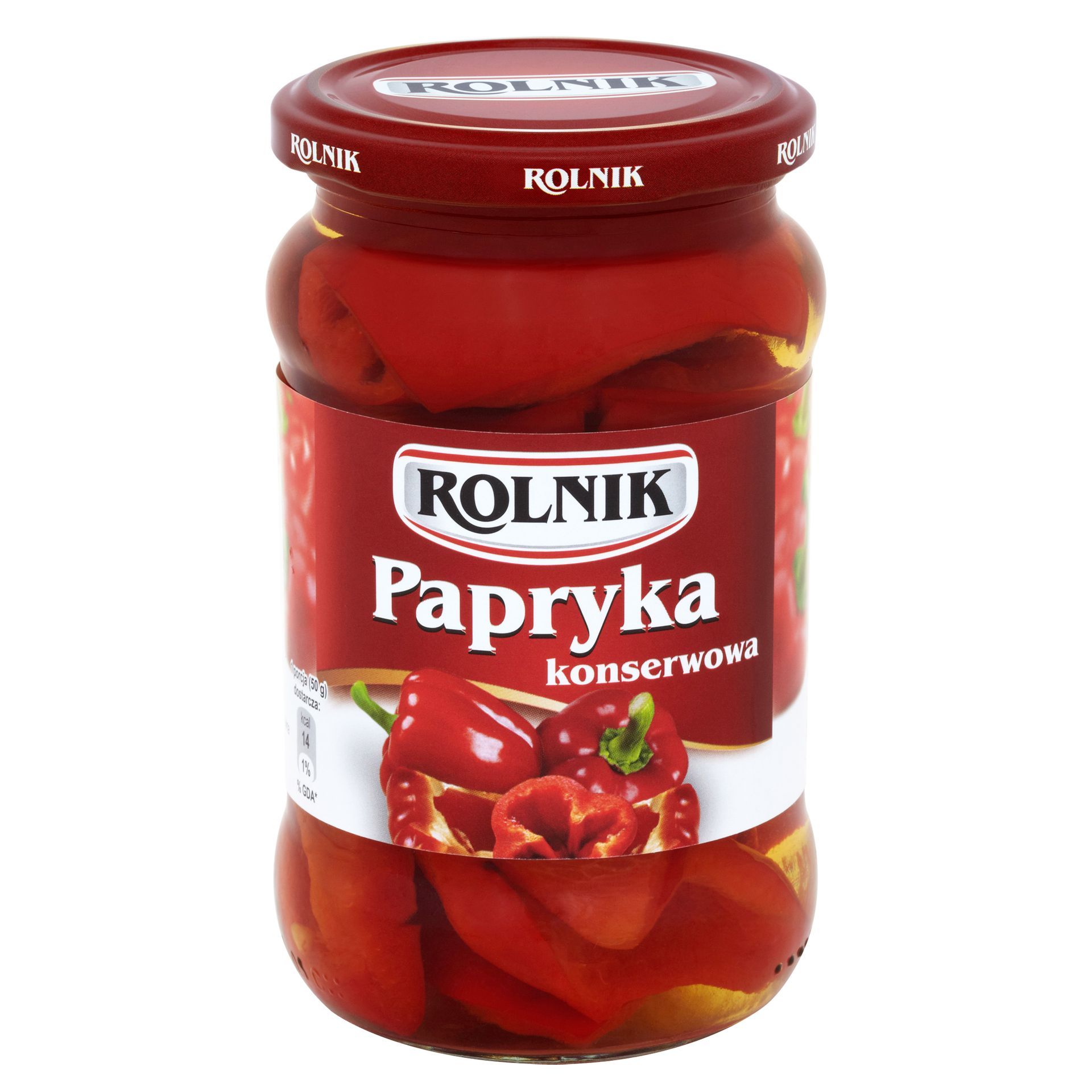 

Перец Rolnik красный сладкий четверти консервированный 340 г