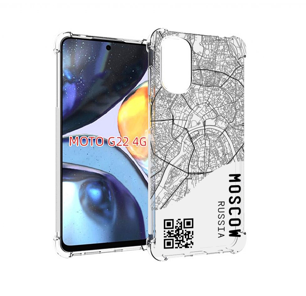 

Чехол MyPads схема-москва для Motorola Moto G22 4G, Прозрачный, Tocco