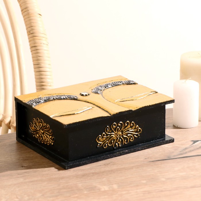 

Шкатулка "Очи" 20х15х7,5 см, албезия, Indonesian style