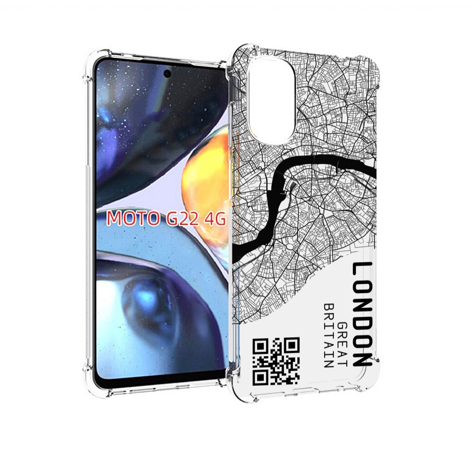 

Чехол MyPads схема-лондон для Motorola Moto G22 4G, Прозрачный, Tocco