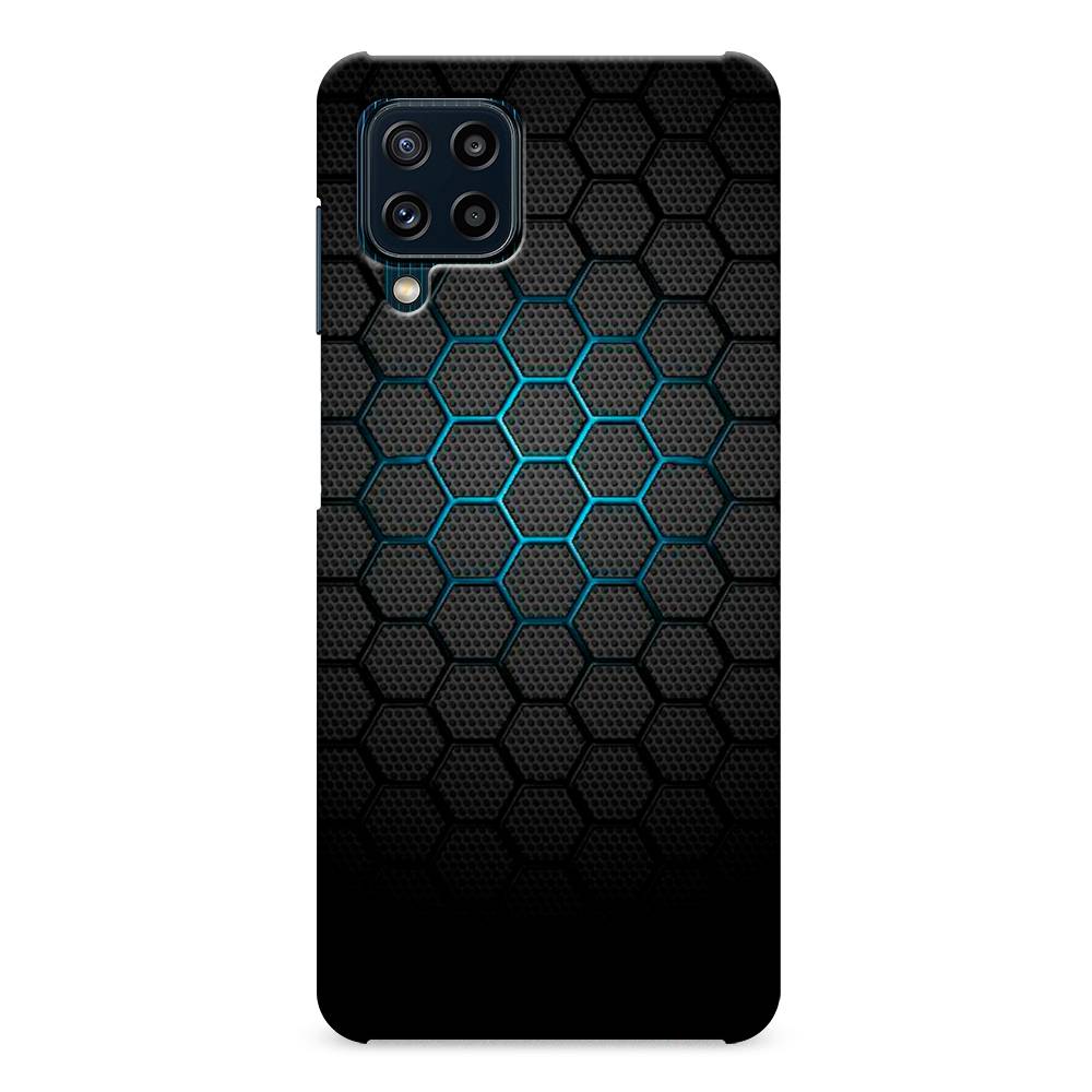 

Пластиковый чехол "Бирюзовые соты" на Samsung Galaxy M32