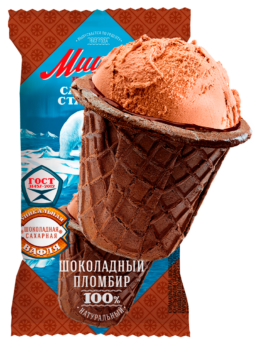 

Мороженое пломбир Мишка на полюсе пломбир шоколадный 14,6% 70 г