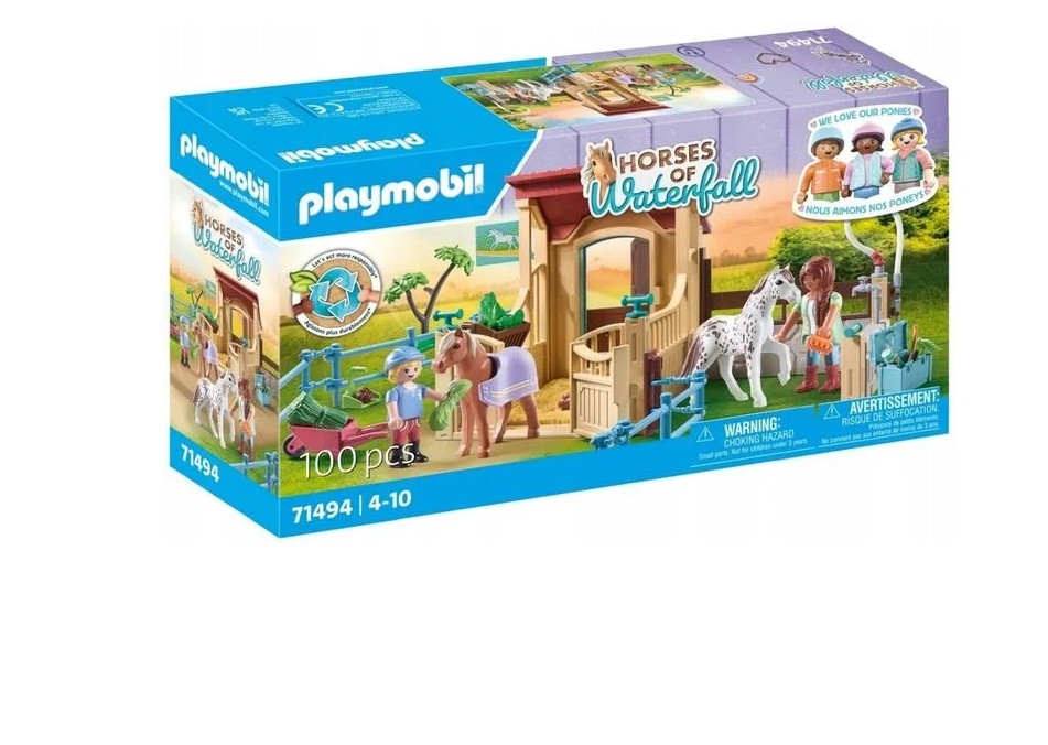 Игровой набор Playmobil Horses of Waterfall Конюшня отличные приключения на ранчо 71494