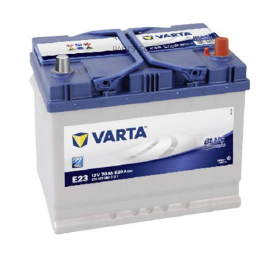 

АКБ VARTA Blue Dynamic Asia 70А/ч E23 (-/+) 12V 630А 261x175x220 570412063