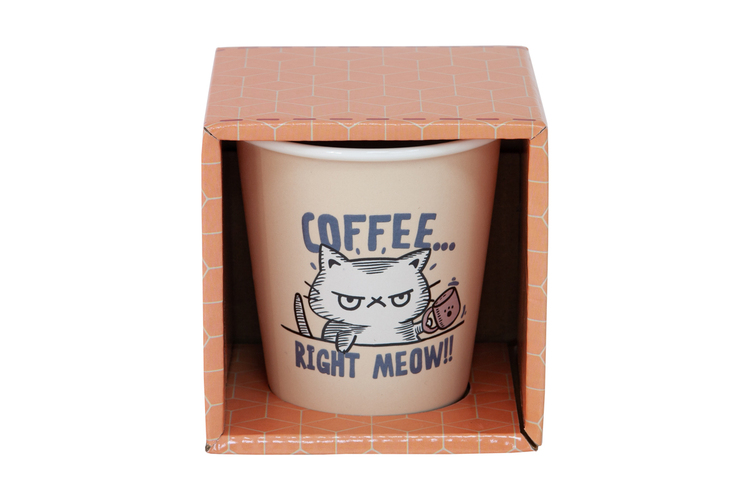 Стакан Coffee right meow 260мл