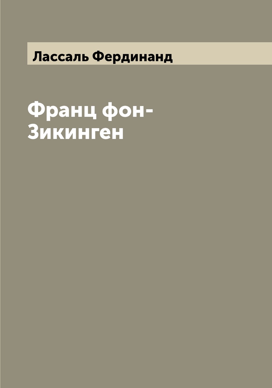

Книга Франц фон-Зикинген