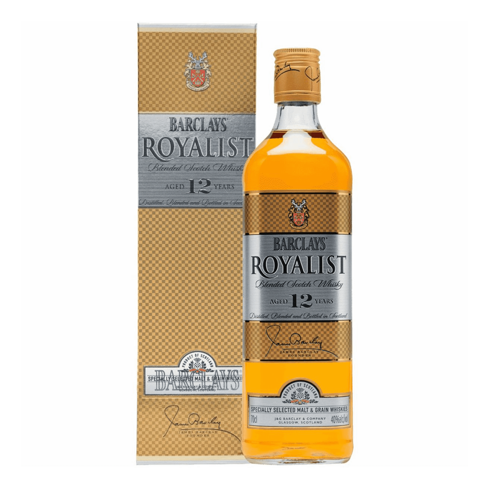 

Виски Barclays Royalist Blended Scotch купажированный 40% 700 мл Шотландия