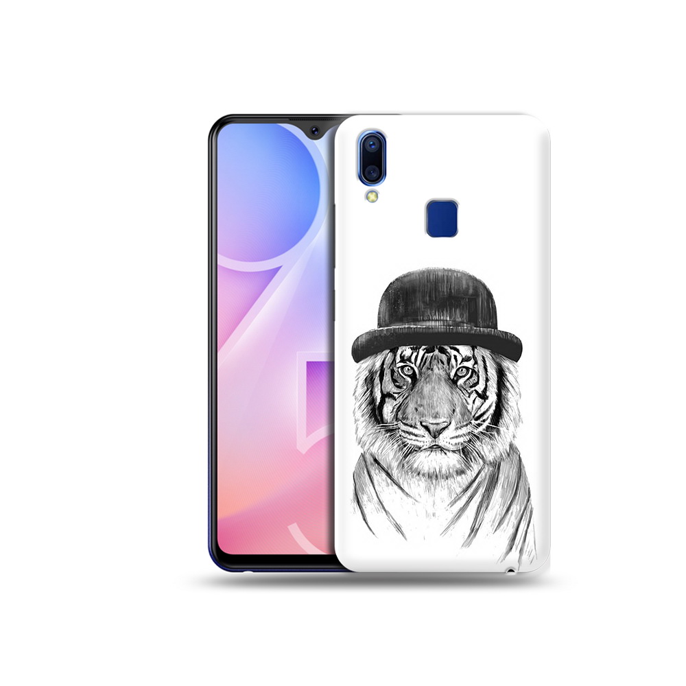 

Чехол MyPads Tocco для Vivo Y95 тигр британец (PT122996.436.641), Прозрачный, Tocco