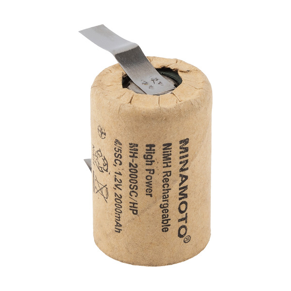 

Аккумулятор MINAMOTО MH-2000SC/HP (4/5 SC), NiMH, 1.2 В, 2000 мАч с лепестковыми выводами