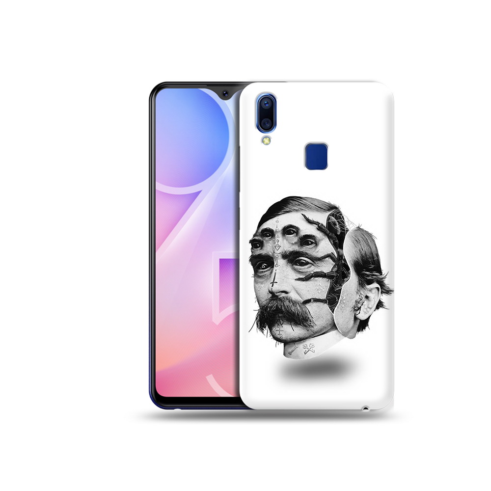 

Чехол MyPads Tocco для Vivo Y95 страшное лицо мужчины (PT122996.436.629), Прозрачный, Tocco